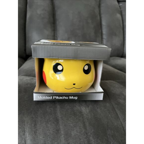 Nintendo Other - 2016 Nintendo Pokemon Pikachu 3D Molded Coffee Cup Mug 16Oz. Just Funky NEW!!!